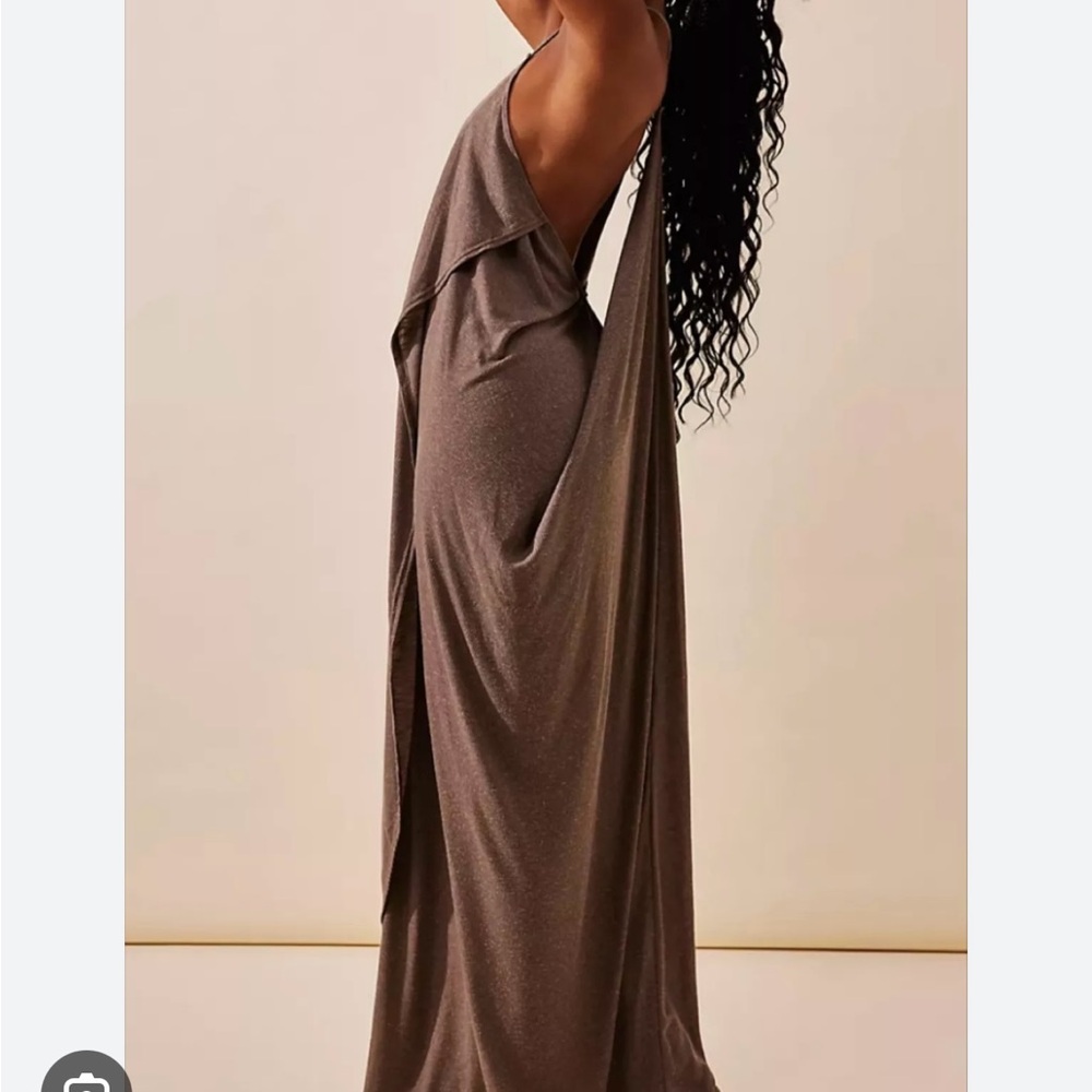 Free People FP Beach Positano Maxi Dress in GRAY